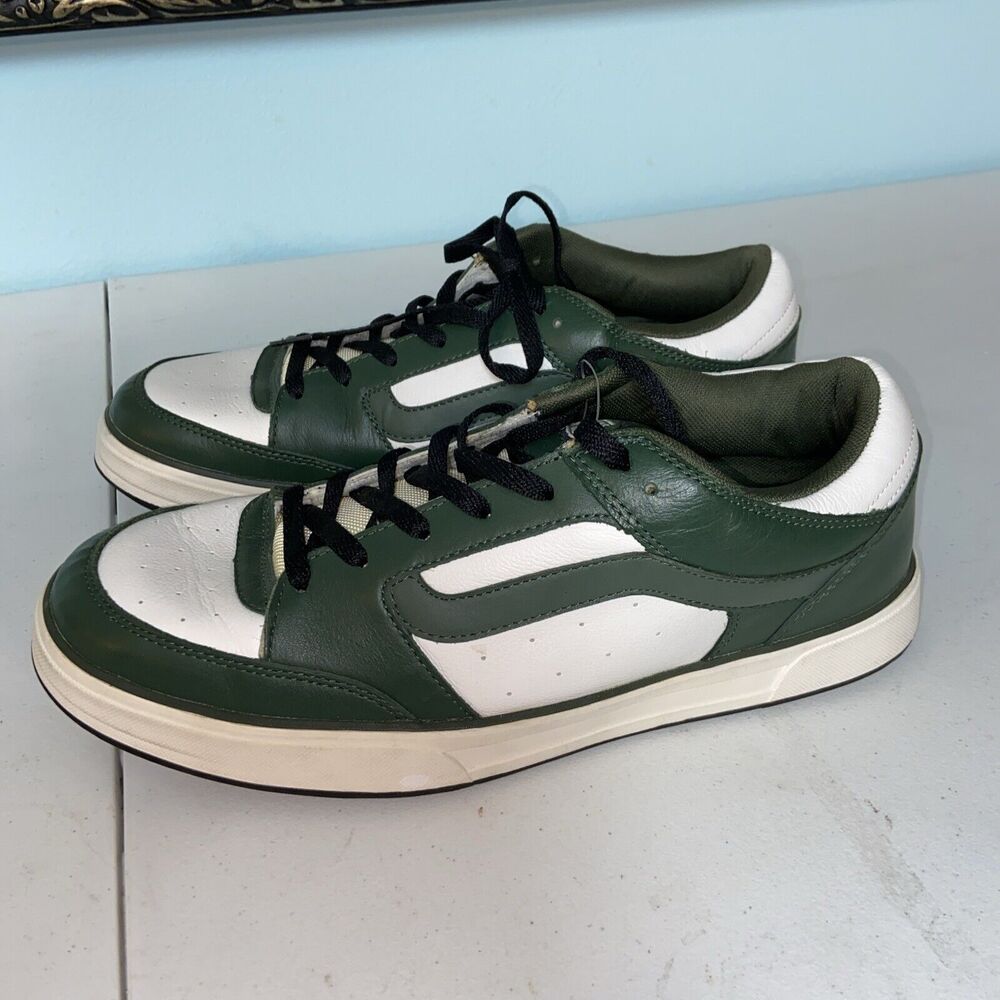Vans Tony Trujillo TNT Puffy Skate Shoes Green White men's US 14 Vintage